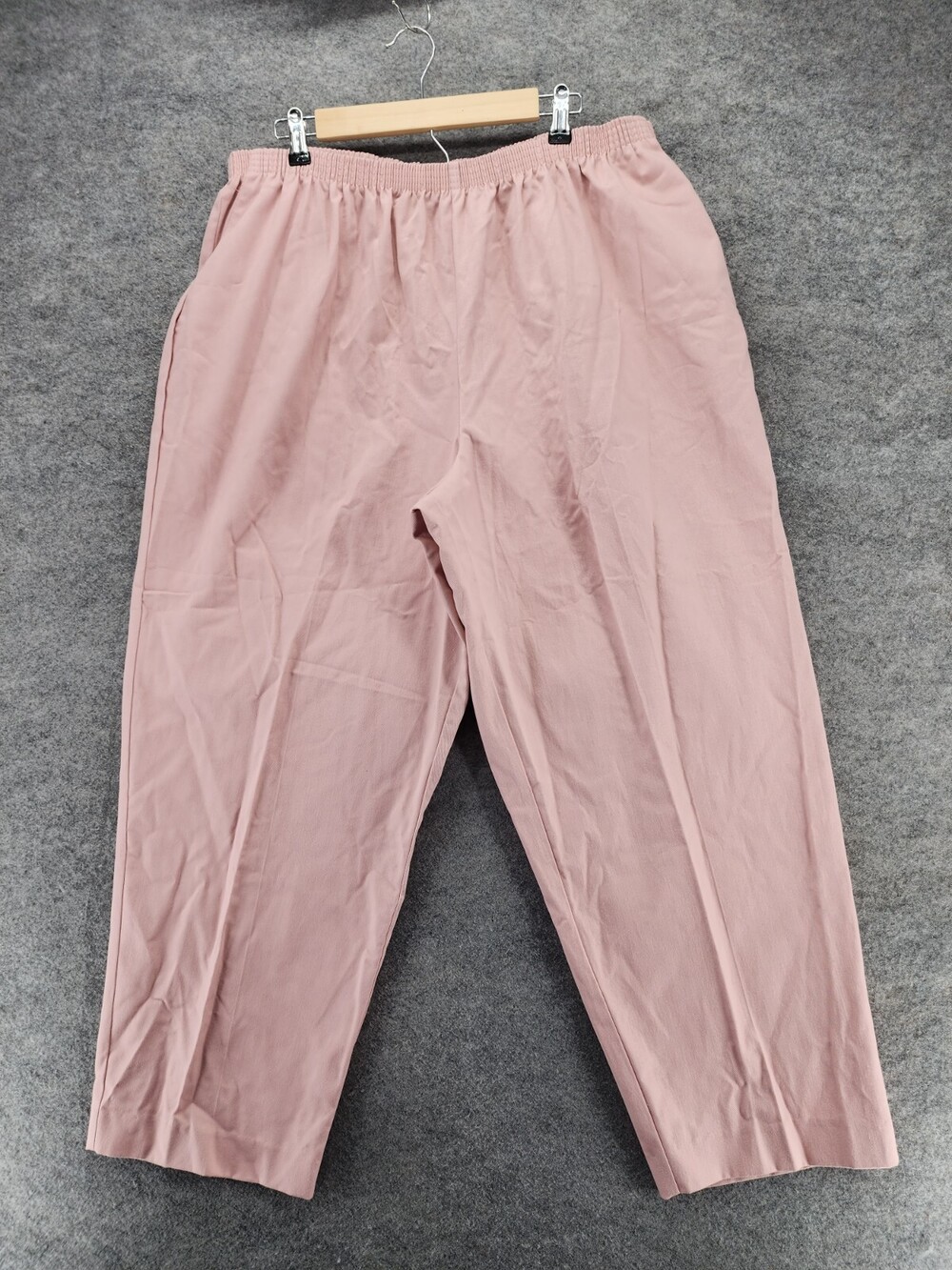 Alfred Dunner Pants Womens Plus 24W Pull On Pink